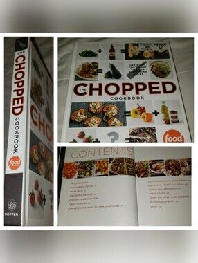 The Chopped Cookbook - White & Orange Cover NWT